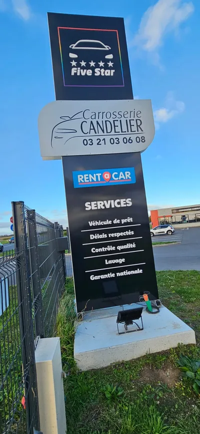Devanture de Carrosserie Candelier