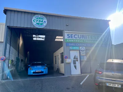 Devanture de CT34 Contrôle Technique Securitest Castelnau-le-Lez