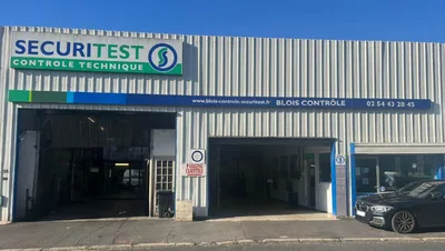 Devanture de Sécuritest Contrôle Technique Automobile BLOIS