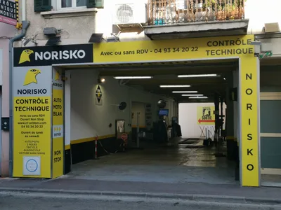 Devanture de Controle technique Norisko Antibes