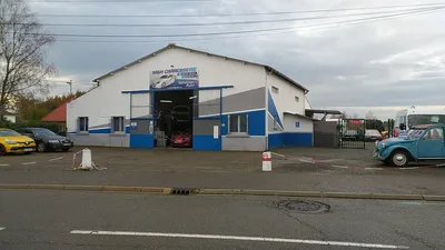 Devanture de m et h carrosserie service auto