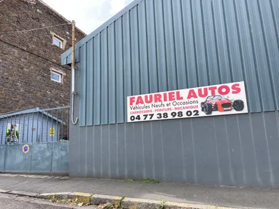Devanture de Fauriel Autos