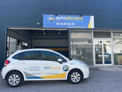 Devanture de AS Auto Sécurité Contrôle technique CAISSARGUES - NIMES SUD