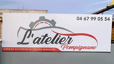 Devanture de L’atelier pompignane
