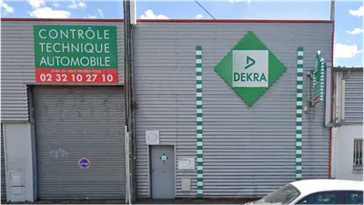Devanture de DEKRA contrôle technique Rouen (AUTO - MOTO)