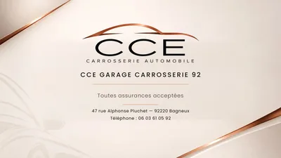 Devanture de CCE Garage Carrosserie 92