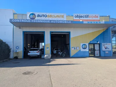 Devanture de AS Auto Sécurité Contrôle technique Avignon Sud