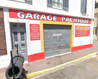 Devanture de Garage pacifique