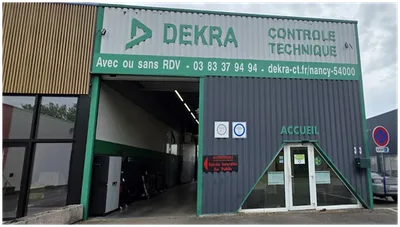 Devanture de DEKRA contrôle technique Nancy (AUTO - MOTO)