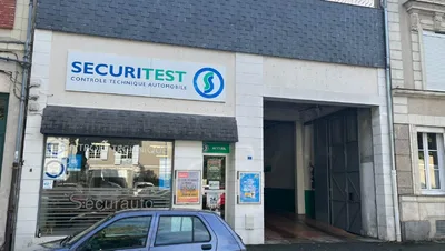 Devanture de Sécuritest Contrôle Technique Automobile ANGERS