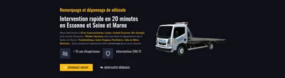 Devanture de DCA Remorquage