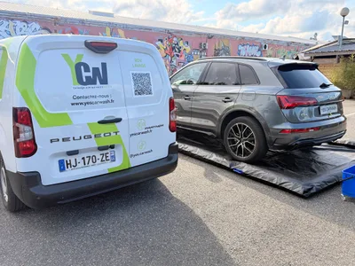 Devanture de Yes CarWash