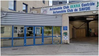 Devanture de DEKRA contrôle technique Chambéry