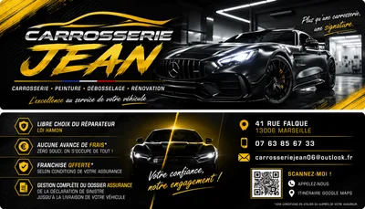 Devanture de Carrosserie Jean