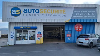 Devanture de AS Auto Sécurité Contrôle technique Sotteville Les Rouen