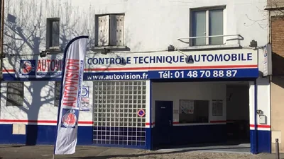 Devanture de Autovision Romainville (92 Bd Branly)