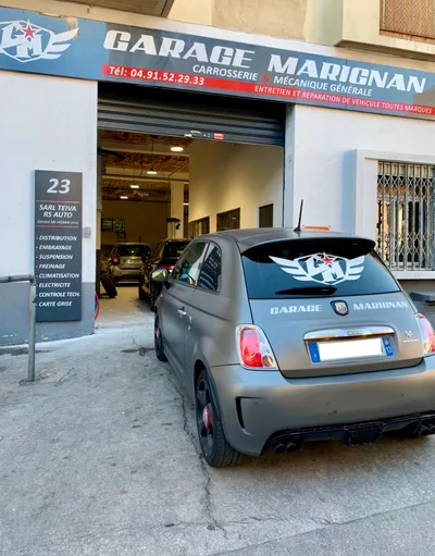 Devanture de Garage Marignan