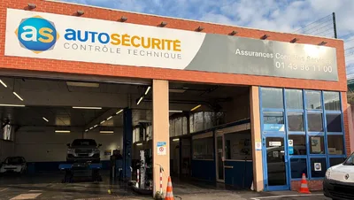 Devanture de AS Auto Sécurité Contrôle technique ALFORTVILLE