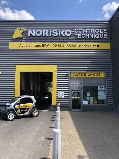Devanture de NORISKO contrôle technique La Roche-sur-Yon