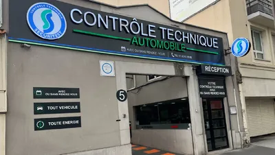 Devanture de Sécuritest Contrôle Technique Automobile Vincennes