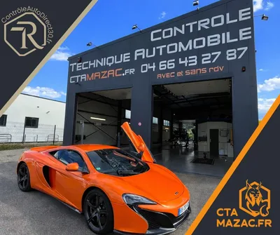 Devanture de CTA Mazac Contrôle Technique Alès Auto et Moto