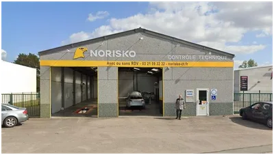 Devanture de NORISKO contrôle technique Étaples