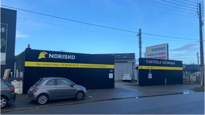 Devanture de NORISKO contrôle technique Saint-Nazaire