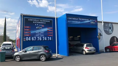 Devanture de CTA34 - Contrôle technique Auto 34