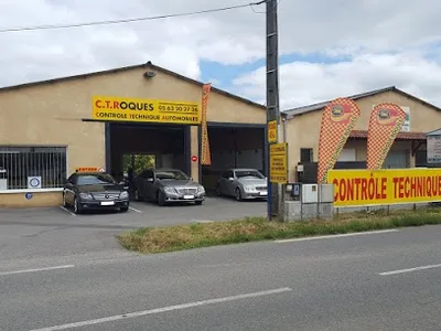 Devanture de Contrôle technique Roques