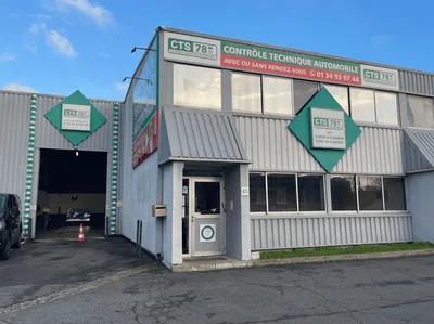 Devanture de CTS78 Contrôle Technique Sartrouville Cormeilles-en-Parisis