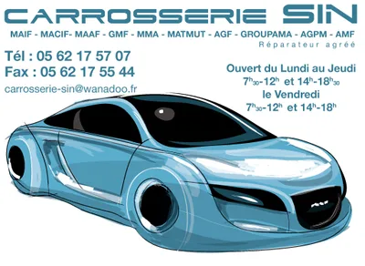 Devanture de CARROSSERIE SIN