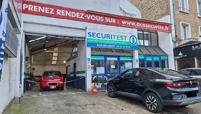 Devanture de Sécuritest Contrôle Technique Automobile Courbevoie - Ile De La Jatte