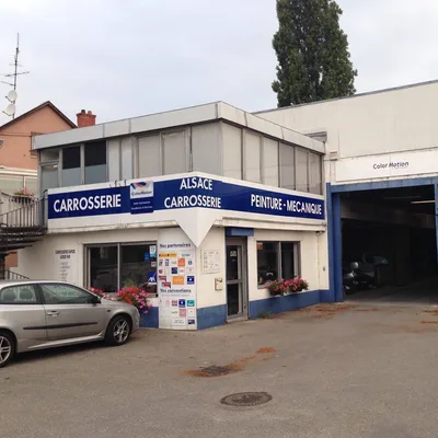 Devanture de Alsace Carrosserie