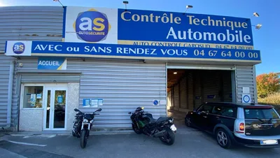 Devanture de AS Autosécurité Contrôle Technique Montpellier | Auto - Moto - VSP