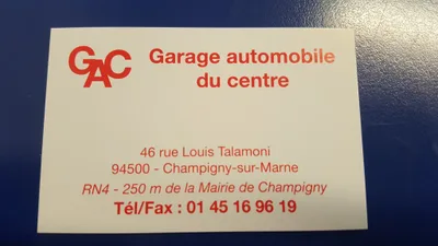 Devanture de Garage automobile du Centre