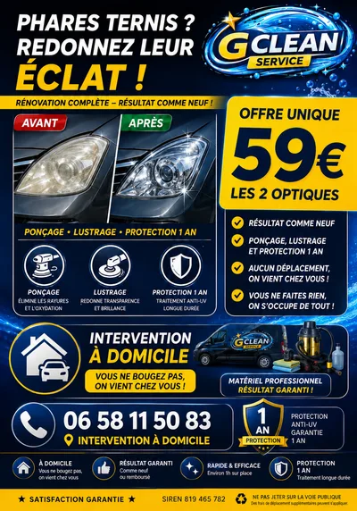 Devanture de G Clean