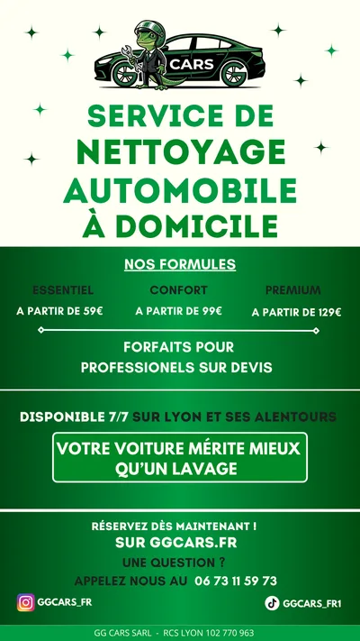 Devanture de GG Cars