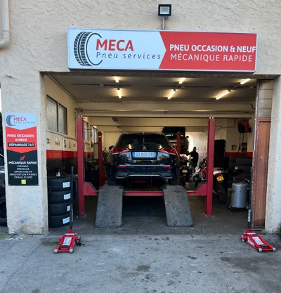 Devanture de Meca Pneu Services