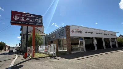 Devanture de Sez autos pneus Mulhouse