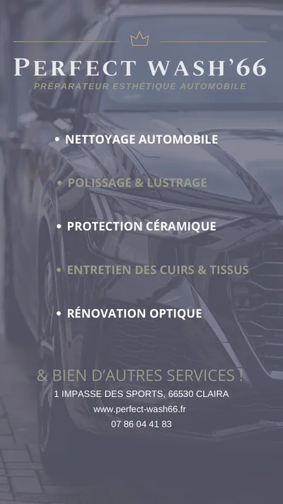 Devanture de Perfect Wash’66