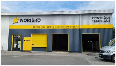 Devanture de NORISKO contrôle technique Saint-Grégoire (AUTO - MOTO)