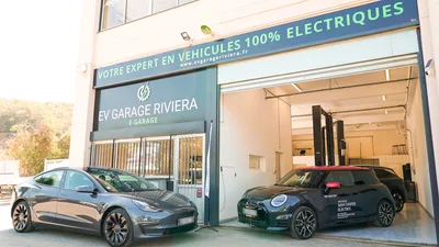Devanture de EV Garage Riviera