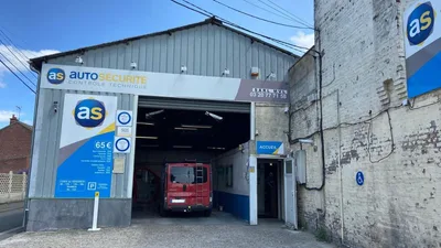 Devanture de AS Auto Sécurité Contrôle technique Bauvin