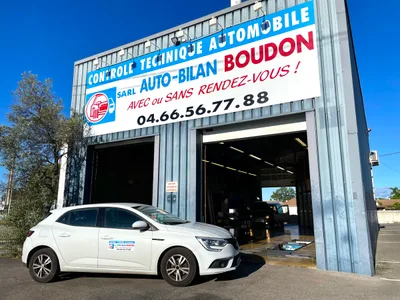 Devanture de Controle Technique Autovision Alès Auto Bilan Boudon
