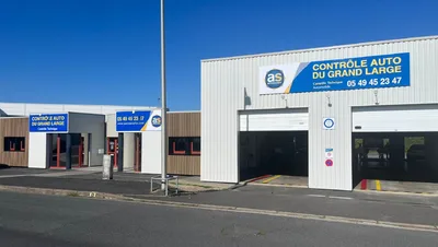 Devanture de AS Auto Sécurité Contrôle technique POITIERS GRAND LARGE 2