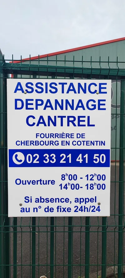 Devanture de ASSISTANCE DEPANNAGE CANTREL (fourrières automobiles)