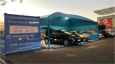 Devanture de DetailCar - Nîmes - Lavage automobile et soin de voitures et utilitaires à Nîmes