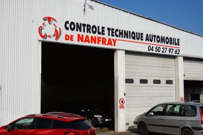 Devanture de Contrôle Technique de Nanfray