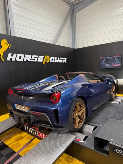 Devanture de Horsepower Garage Montpellier