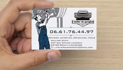 Devanture de L'atelier du garagiste